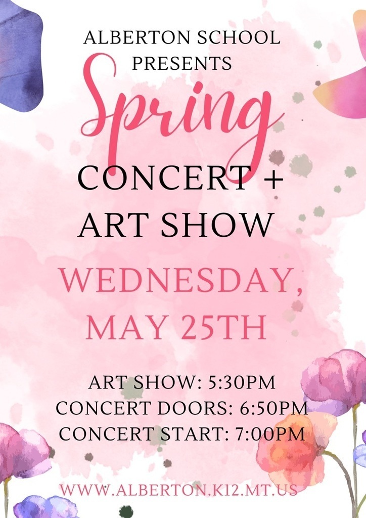 spring concert and art show