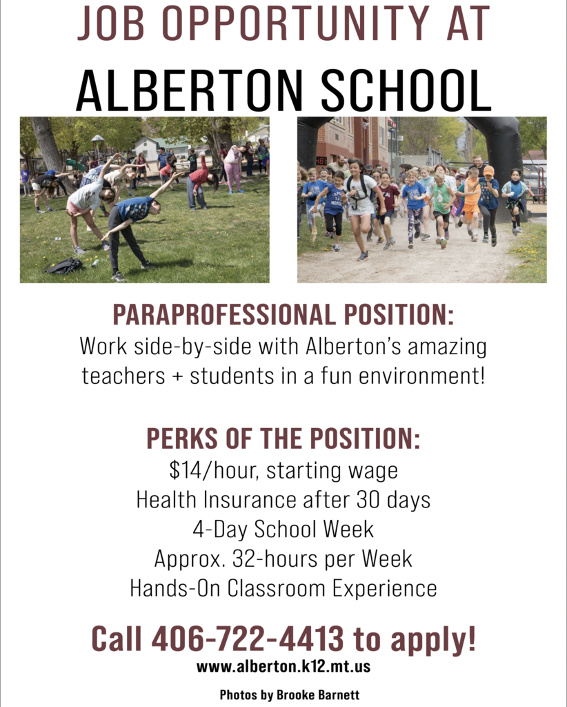PARAPROFESSIONAL JOB OPPORTUNITY
