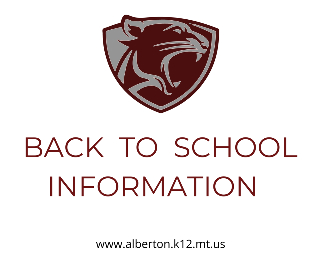 BACK TO SCHOOL INFORMATION