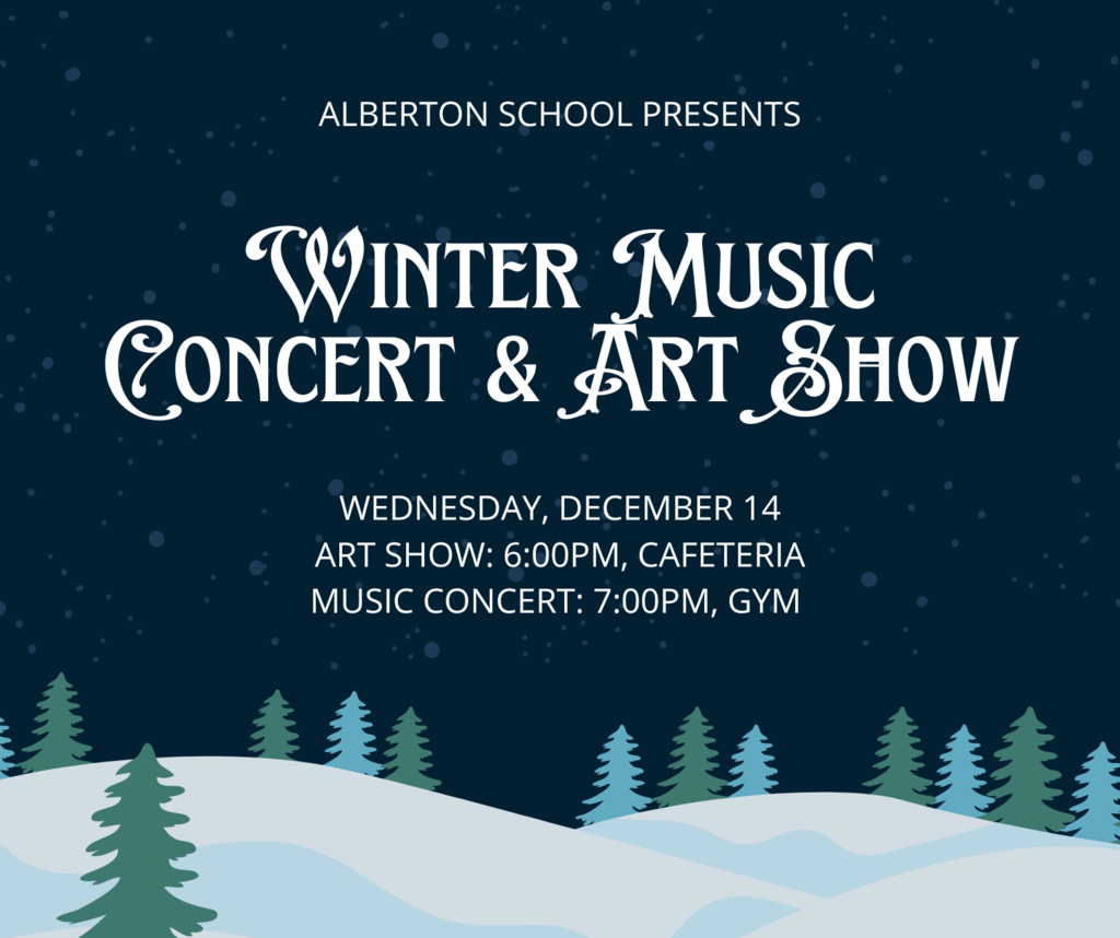 winter music concert & art show
